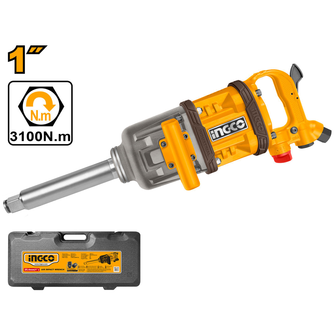 INGCO BOULONNEUSE PNEUMATIQUE 1' 3100NM [AIW11222]