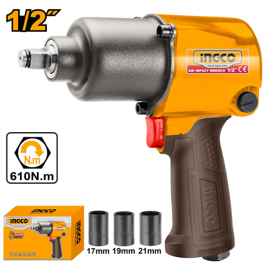 INGCO BOULONNEUSE PNEUMATIQUE 1/2 [AIW12562]