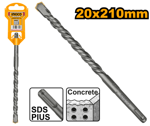 INGCO FORET 20X210MM,SDS PLUS [DBH1212001]