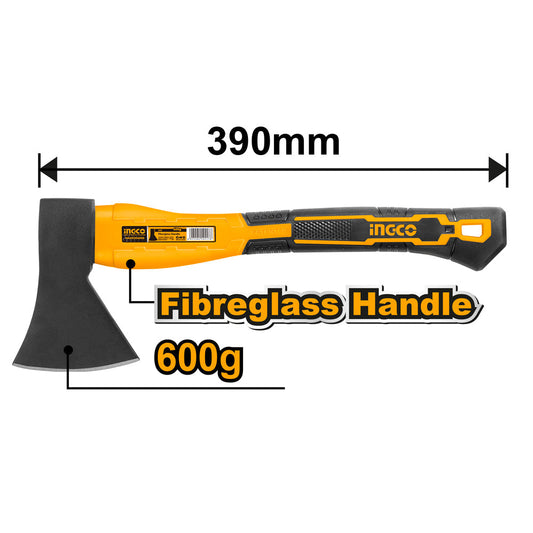 INGCO HACHE 600G LONGEUR: 360MM TETE FORGEE [HAX0206008]