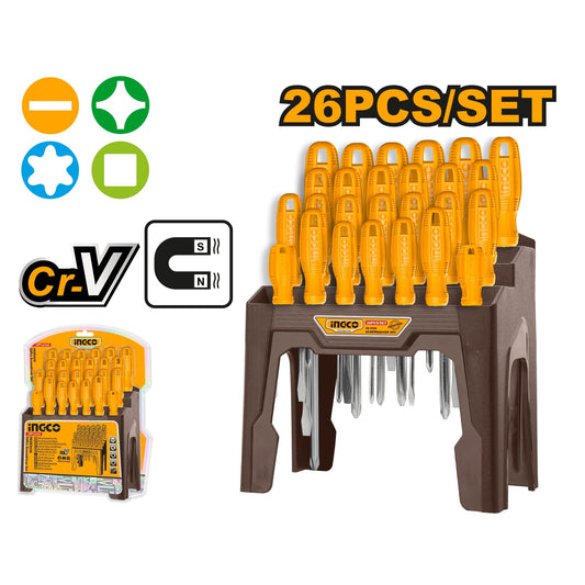 INGCO SET DE 26 TOURNEVIS [HKSD2658]