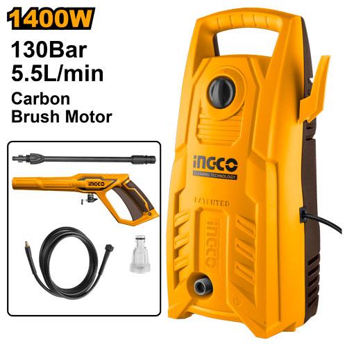 INGCO NETTOYEUR HAUTE PRESSION 130 BARS 1400W [HPWR14008]