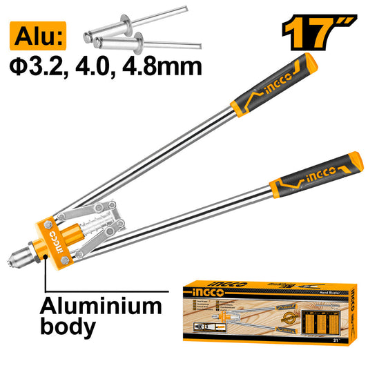 INGCO RIVETEUSE 420MM, RIVET3.2MM,4MM,4.8MM [HR171]