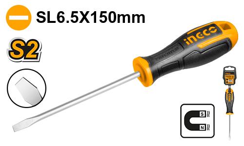 INGCO TOURNEVIS A FENTE D:6.5MM L:150MM [HS686150]