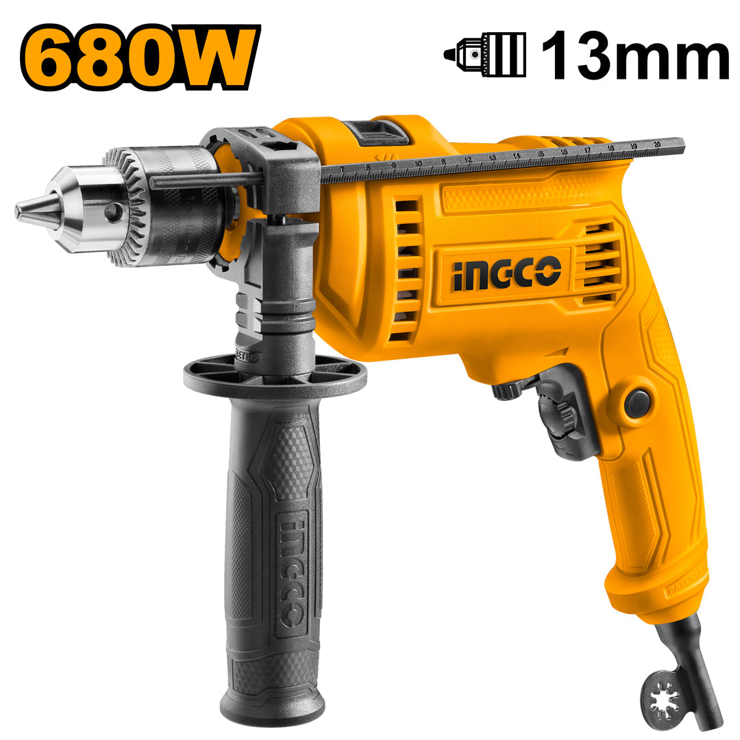 INGCO PERCEUSE A PERCUSSION 13MM 680W SS [ID6808]