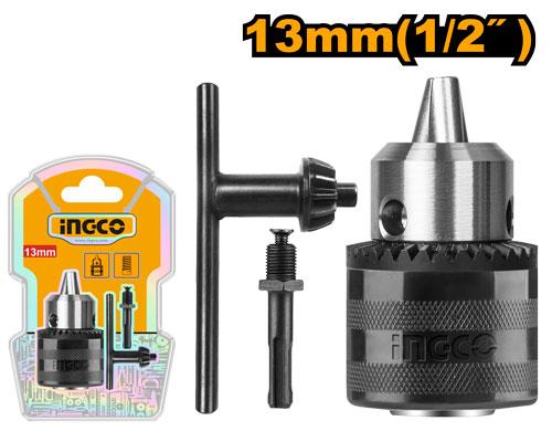 INGCO MANDRIN 13MM + ADAPTATEUR [KC1301.1]