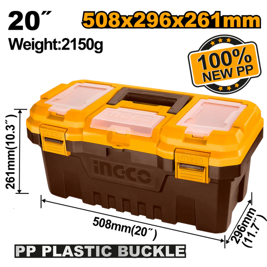 INGCO BOITE A OUTILS EN PLASTIQUE PVC 20" [PBX2001]