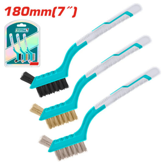 ENSEMBLE DE 3 BROSSES ABRASIVES TOTAL [TAC38033]