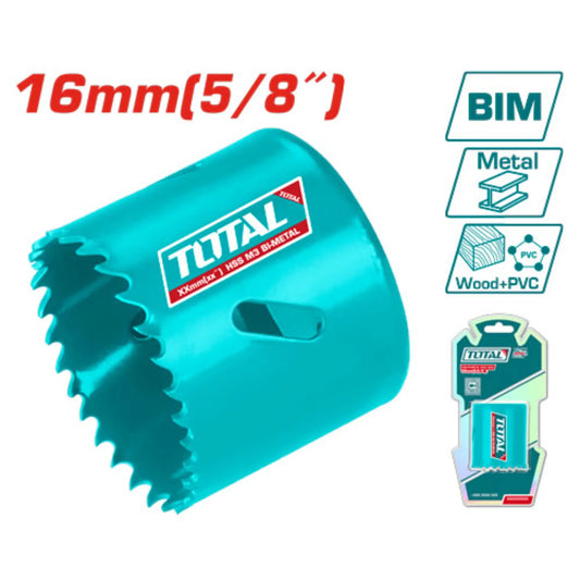 SCIE CLOCHE BIMETALLIQUE 16 MM TOTAL [TAC410161]
