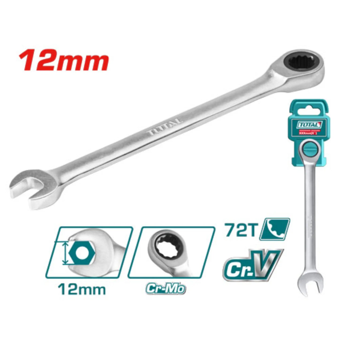 CLE A CLIQUET 12 MM TOTAL [TCSPAR121]