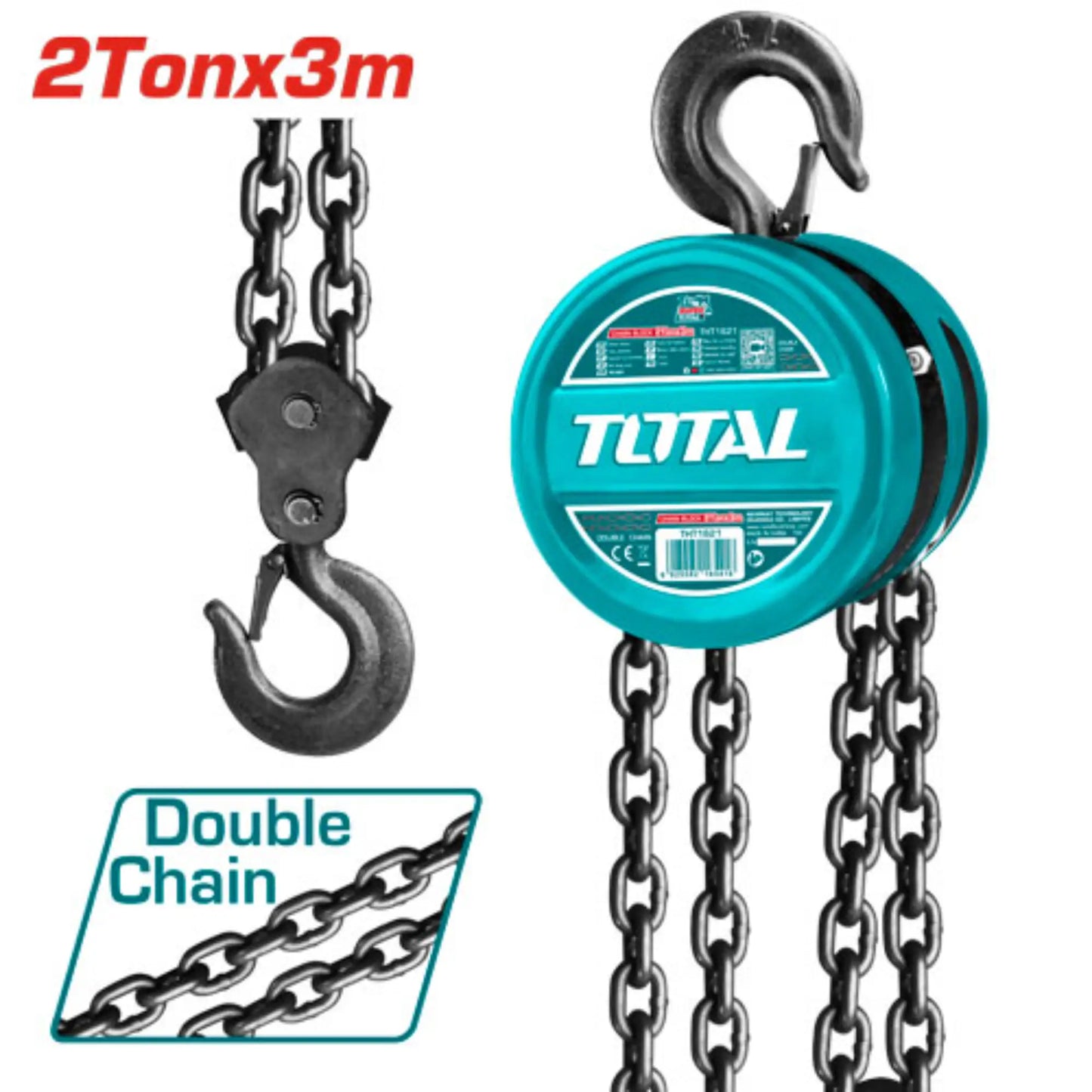 BLOC DE CHAINE 2 TONS TOTAL [THT1621]