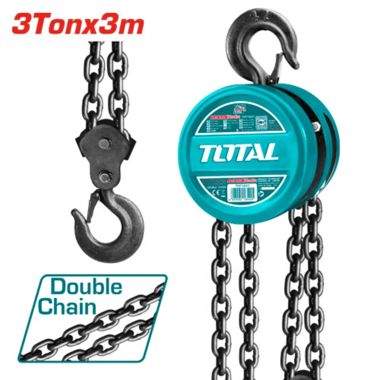 BLOC DE CHAINE 3 TONS TOTAL [THT1631]