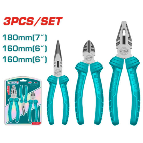 ENSEMBLE DE 3 PINCES TOTAL [THT1K0311]