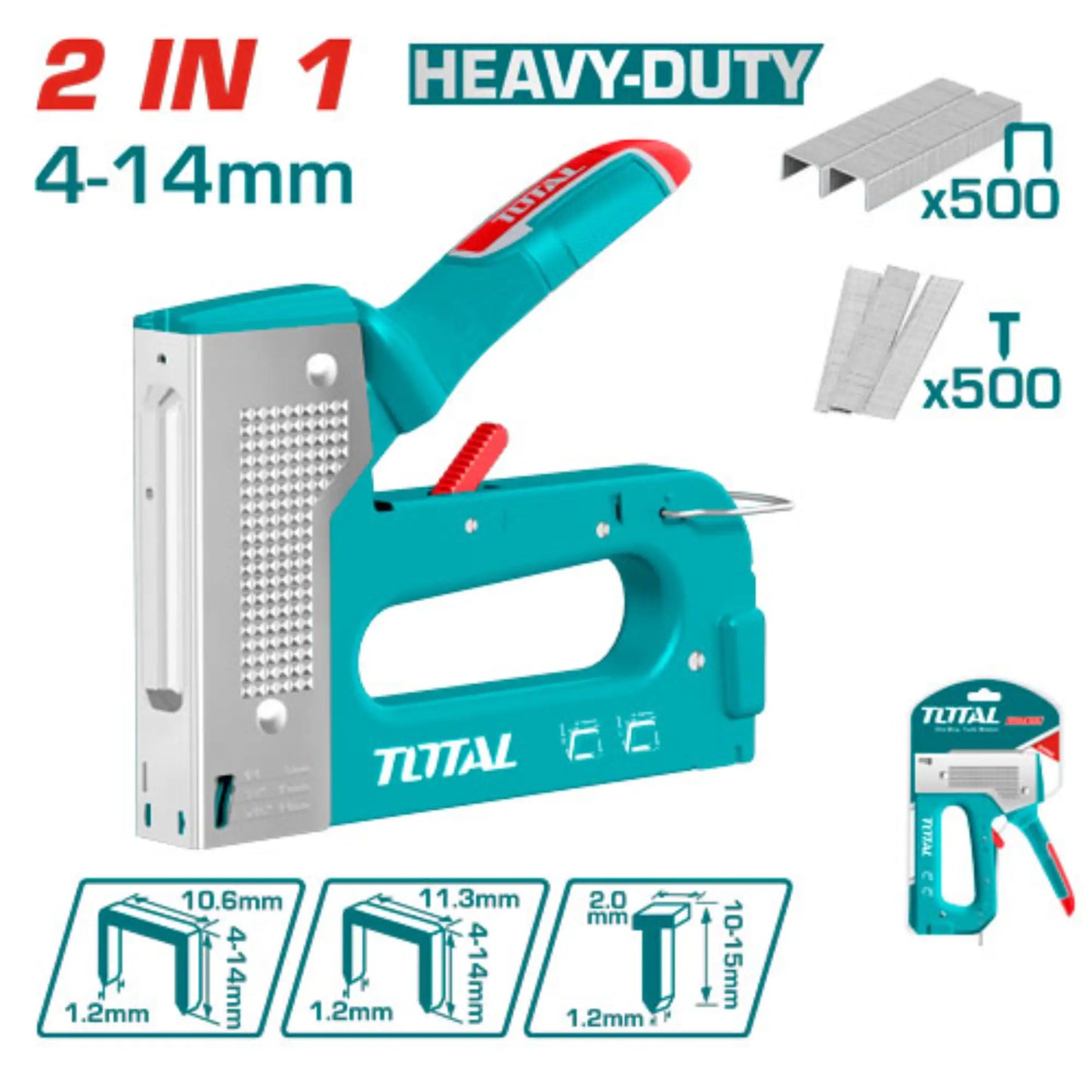 AGRAFEUSE 2 EN 1 ROBUSTE TOTAL [THT31148]