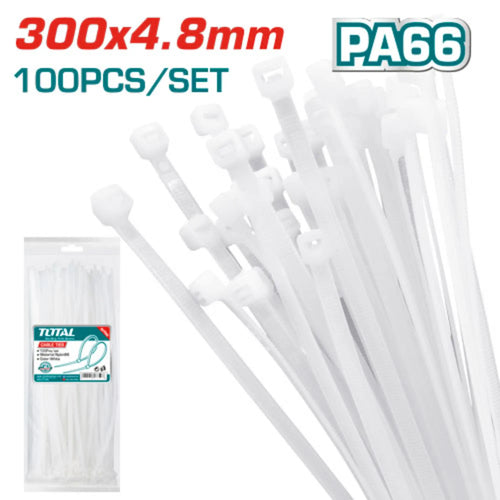ATTACHES DE CABLE 300MM X 4.8MM TOTAL [THTCT3001]