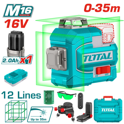 NIVEAU LASER 3D SANS FIL TOTAL [TLL301201]
