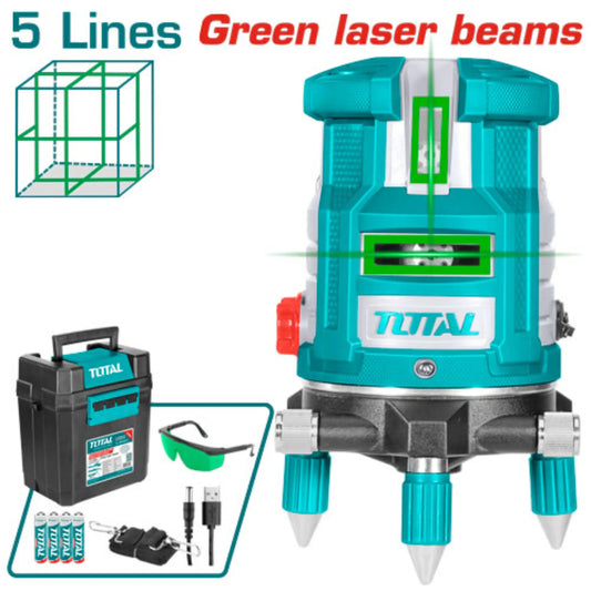 LASER A LIGNE AUTONIVELANTE (FAISCEAUX LASER VERTS) TOTAL [TLL305205]