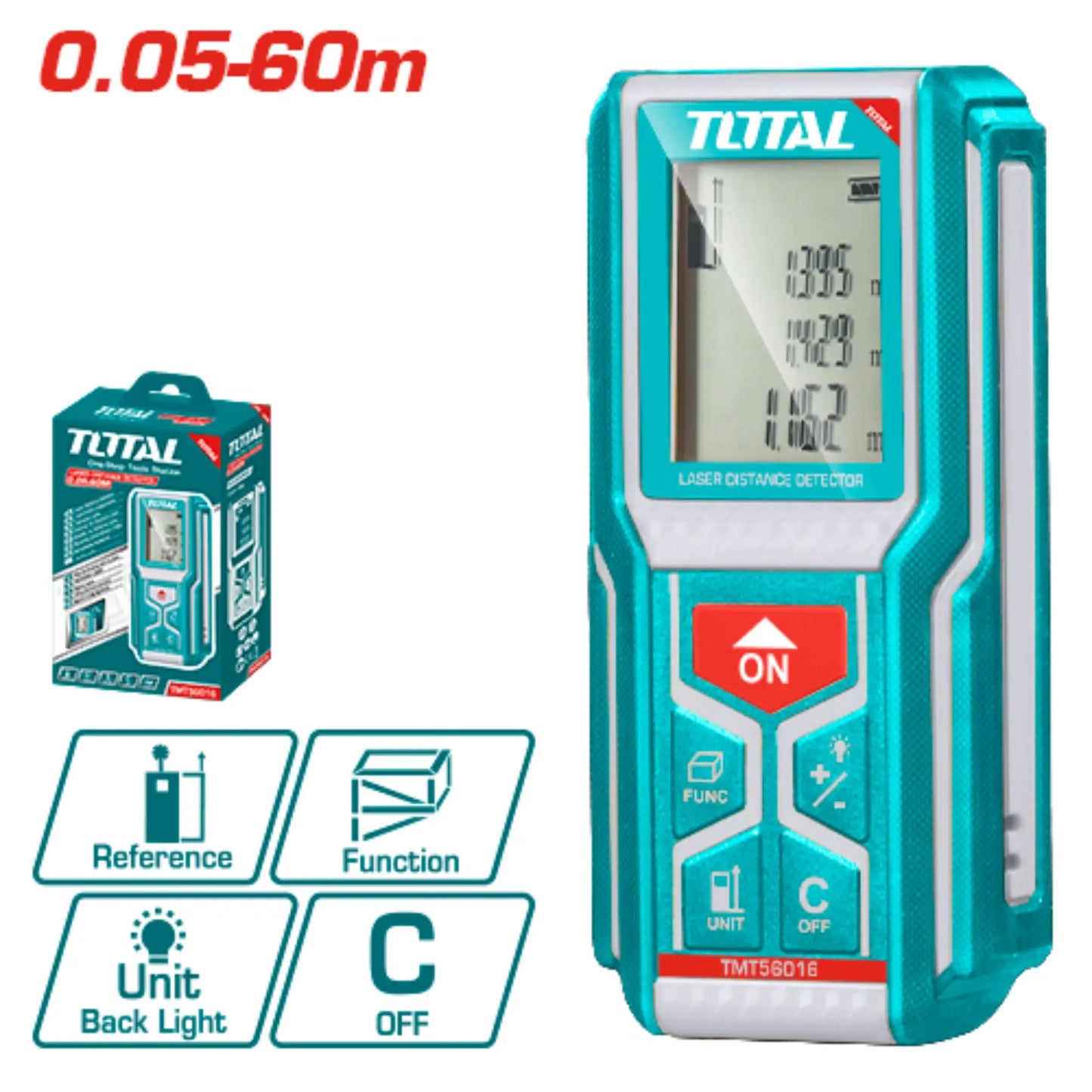 DETECTEUR DE DISTANCE LASER 60-0,05M [TMT56016]