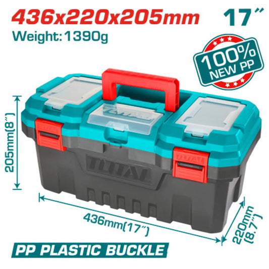 BOITE A OUTILS EN PLASTIQUE TOTAL [TPBX0171]