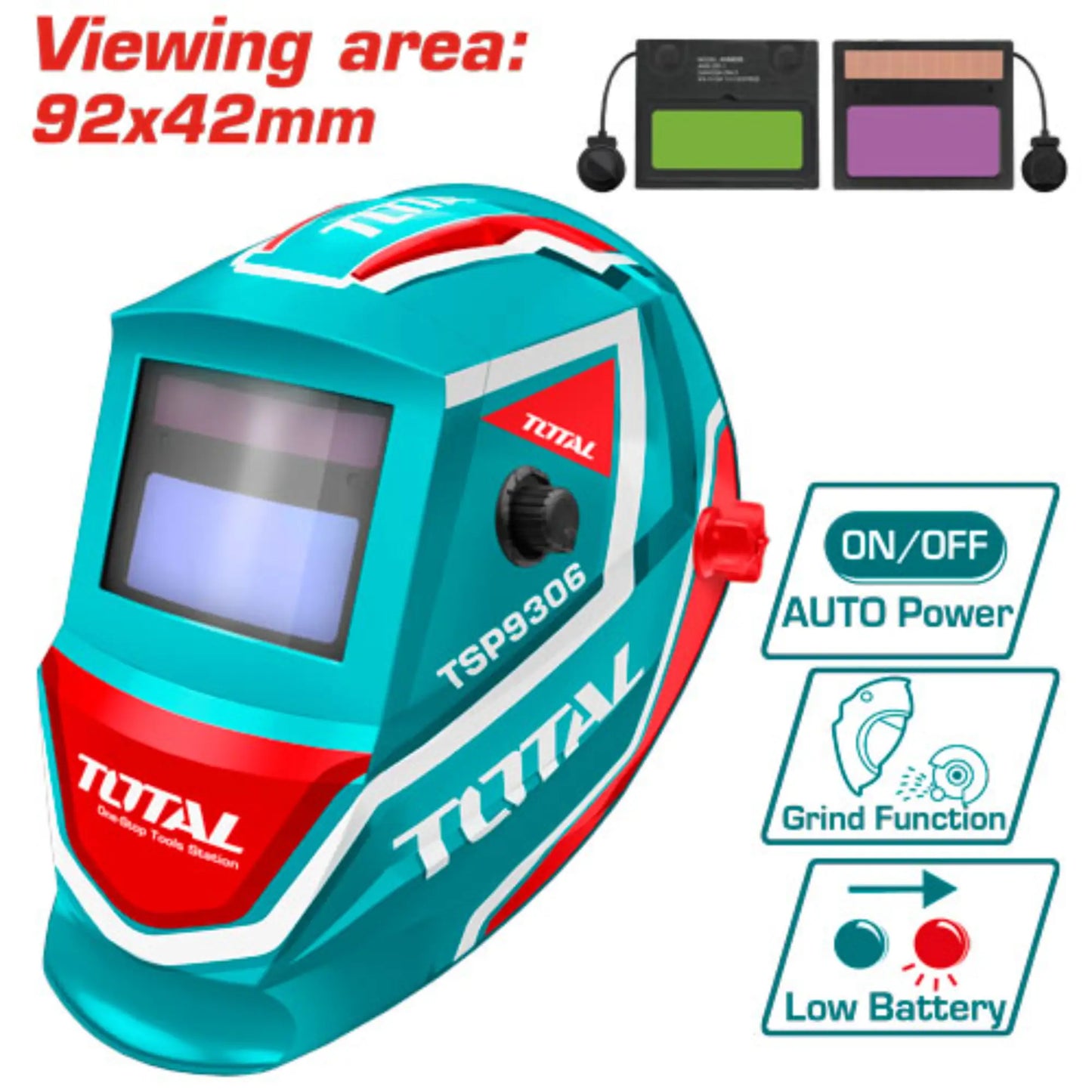CASQUE DE SECURITE AUTOMATIQUE POUR SOUDER TOTAL [TSP9306]