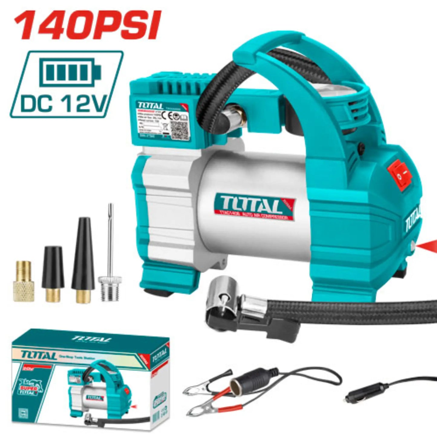 COMPRESSEUR AUTO D'AIR AUTOMATIQUE TOTAL [TTAC1406]