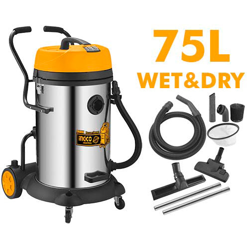 INGCO ASPIRATEUR 2X1200W 75L [VC24751]
